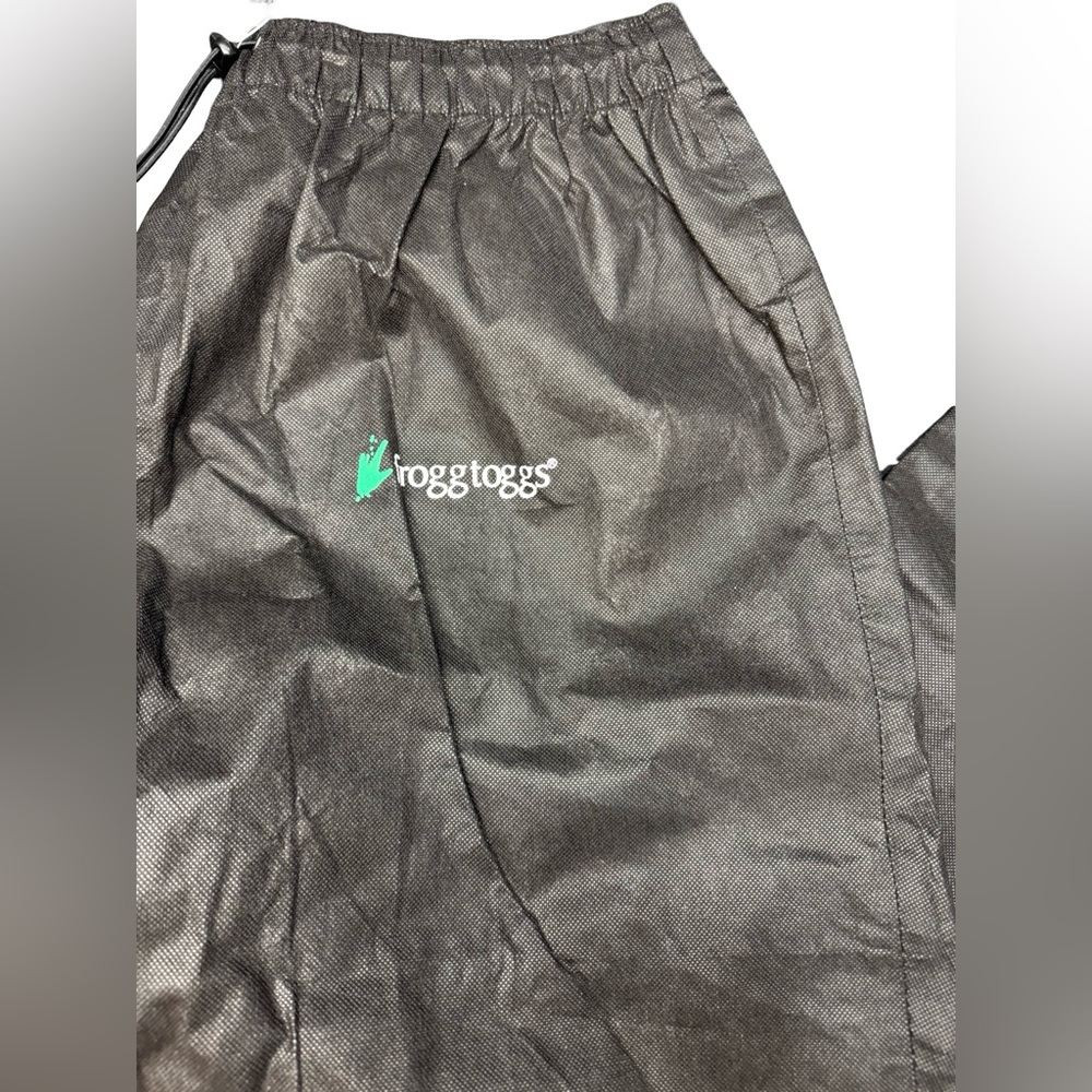 Frogg Toggs Pro Action Rain Pants Black Large BNWT Waterproof Outdoor Gear - Picture 6 of 10